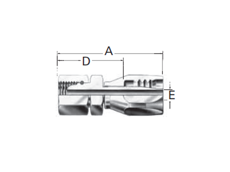 Reusable Fittings - 100R5 Style - BSP Female Swivel 07.421-