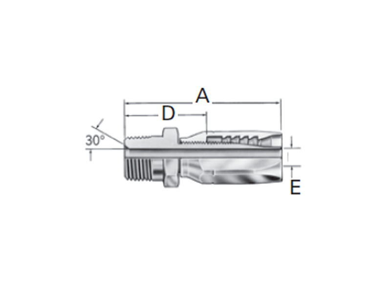 Reusable Fittings - Hi-Pac - Male Pipe FC5131-