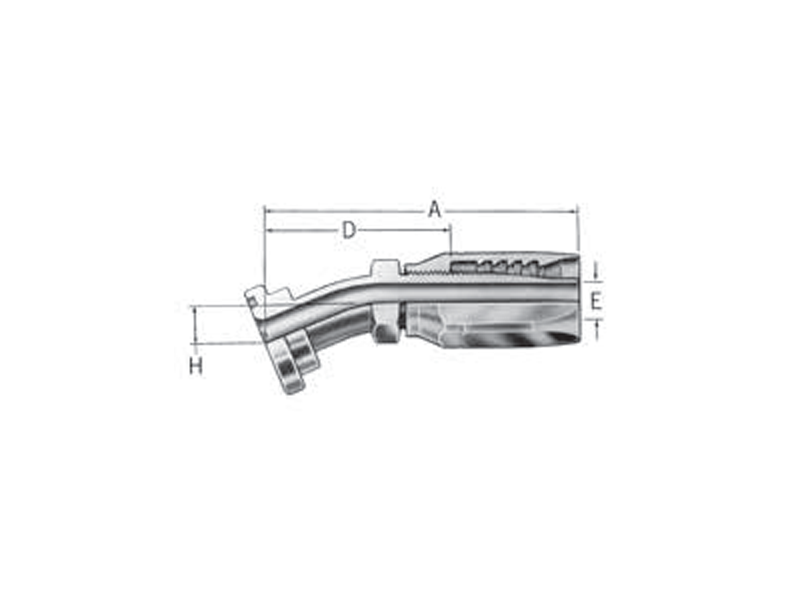 Reusable Fittings - Hi-Pac - Code 61 SAE J518 30˚ Split Flange FC5137-