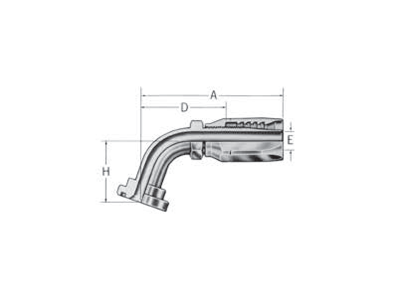 Reusable Fittings - Hi-Pac - Code 61 SAE J518 60˚ Split Flange FC5139-