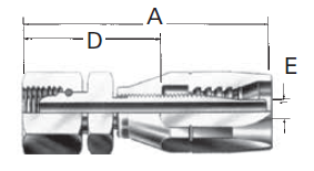 Reusable Fittings - 100R2 Skive Style - Female Swivel 60˚ DIN 7631/7647 07.357- 