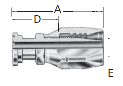 Reusable Fittings - Spiral Skive Style - SAE 37° (JIC) Swivel 90° Elbow FJ9027– FJ9028– 