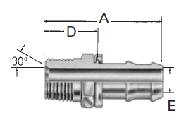 Reusable Fittings - Socketless - Socketless, Male Pipe 4738– 