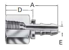 Reusable Fittings - Socketless - Female Pipe 4753– 