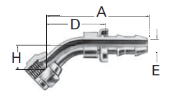 Reusable Fittings - Socketless - SAE 45° Swivel* & SAE 37° (JIC) Swivel & Universal Swivel†