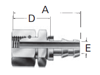 Reusable Fittings - Socketless - BSP Socketless, Metric Female Swivel 07.390– 