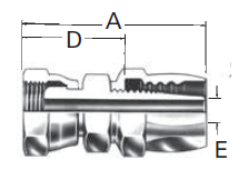 Reusable Fittings - Power Steering & Airbrake - USF Swivel 479501– 