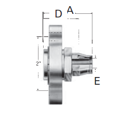 Reusable Fittings - “Super Gem” - 2-Bolt Swivel Flange 63–190626–