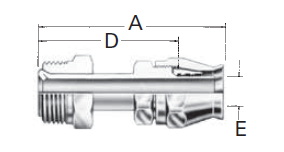Reusable Fittings - “Super Gem” - SAE Male Inverted Flare Straight FC9062–