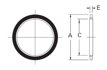 O-Rings - BSPP Bonded Seal for DIN 3852-2 Ports