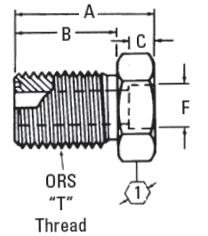 ORS Bulkhead Male/Braze Adapter (VN)