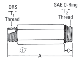 ORS/SAE O-Ring Boss Adapter (VN) 