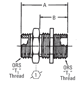 ORS/ORS Bulkhead Adapter - FF1994T (VN)  