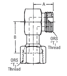 90° ORS/ORS Female Adapter - FF2098T (VN)  