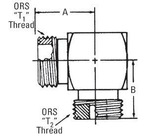 90° ORS/ORS Adapter - FF2035T (VN)  