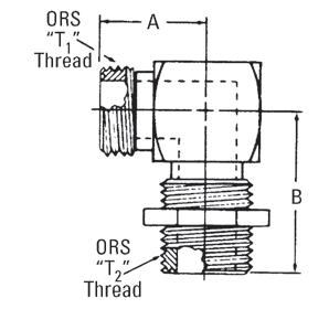 90° ORS/ORS Bulkhead Adapter - FF2030T (VN)  