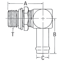 SAE O-Ring Boss (adj.)/ Hose Connector - FF1167 (VN)