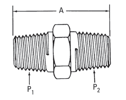 Nipple-External Pipe/External Pipe - 2083 (VN) 