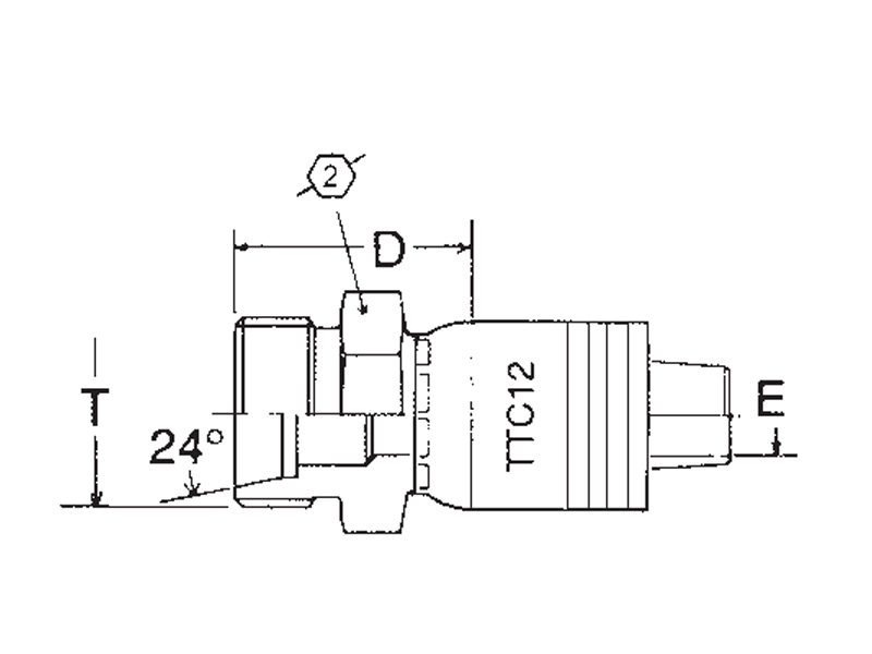 24° Male, Heavy Duty (EK)