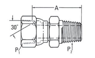 Internal Pipe Swivel (NPSM)/External Pipe - 2045 (VN) 