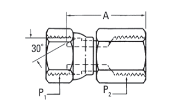 Internal Pipe Swivel (NPSM)/Internal Pipe - 2046 (VN)  