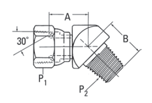 Internal Pipe Swivel (NPSM)/External Pipe - 2049 (VN)  