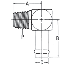 External Pipe/Hose Connector* - FF1162 (VN)  