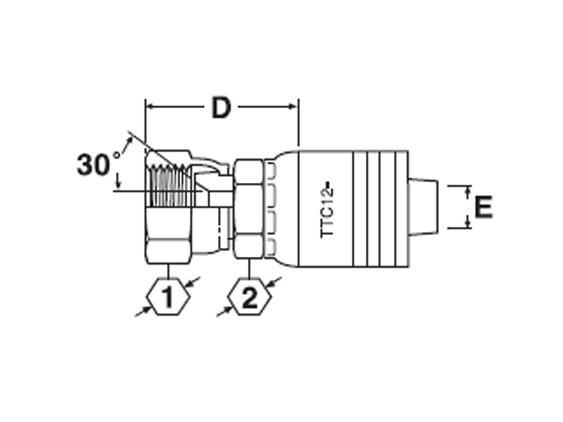 JIS Female Swivel (JF)