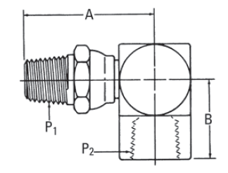 External Pipe Swivel/Internal Pipe - 2252 (VN)  