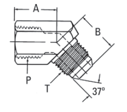 Internal Pipe/37° Flare - 2044 (VN) 