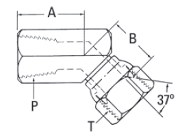 Internal Pipe/37° Flare Swivel - 2243 (VN)