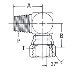 External Pipe/37° Flare Swivel - 2250 (VN)  