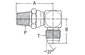 External Pipe Swivel/37° Flare - 2249 (VN)