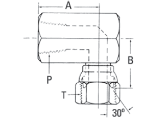 Internal Pipe/37° Flare Swivel - 2244 (VN)  