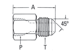 Internal Pipe/45° Flare - 2001 (VN)  