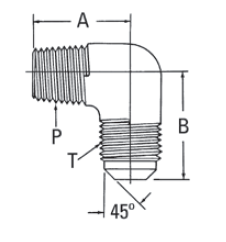 External Pipe/45° Flare - 2003 (VN) 