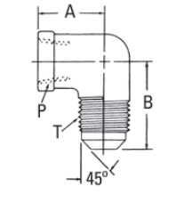 Internal Pipe/45° Flare - 2002 (VN) 