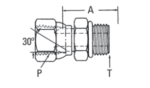 Internal Pipe Swivel (NPSM)/SAE O-Ring Boss - 2066 (VN)