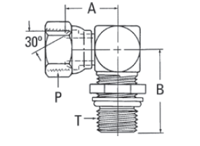 Internal Pipe Swivel (NPSM)/SAE O-Ring Boss (adj.) - 2068 (VN) 