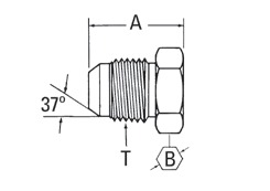 37° Flare Plug - 900599 (VN) 