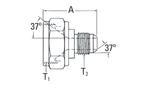 37° Flare Swivel (Reducer)/37° Flare - 221501 (VN)