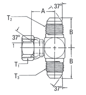 37° Flare Swivel/37° Flare/37° Flare - 203101 (VN) 