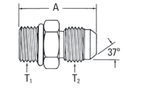 SAE O-Ring Boss/37° Flare - 202702 (VN) 