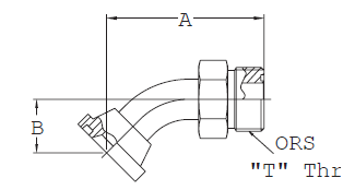 45° ORS/Split Flange (Code 62) - FF6002T (VN) 