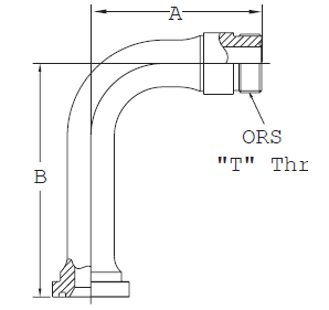 90° ORS/Split Flange (Code 62) - FF6064T (VN) 