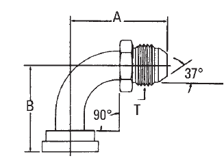 Split Flange/37° Flare SAE Standard Pressure Series (Code 61) - 500024 (VN)