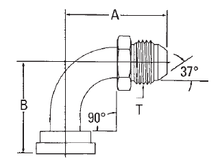 Split Flange/37° Flare SAE Standard Pressure Series (Code 61) - FF5162 (VN) 