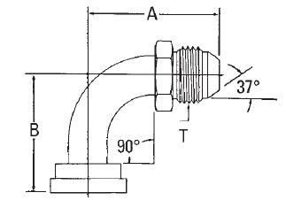 Split Flange/37° Flare SAE High Pressure Series (Code 62) - FF5540 (VN)