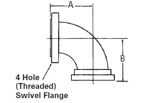 SAE Swivel Flange/Split Flange (Welded) SAE Standard Pressure Series (Code 61) - FF5321 (VN) 