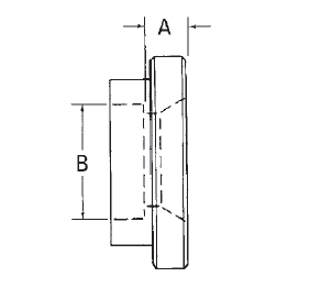 Braze/Solid Flanged Head SAE Standard Pressure Series (Code 61) - 71418 (VN) 